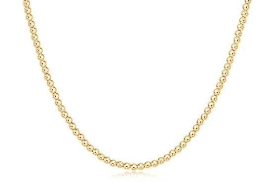 E Newton 17” Choker Classic Gold 3mm