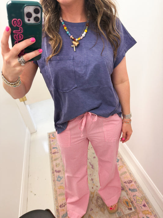 Waverly Blue Top