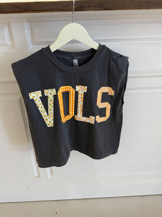 VOLS Quilted Puff Muscle Tank