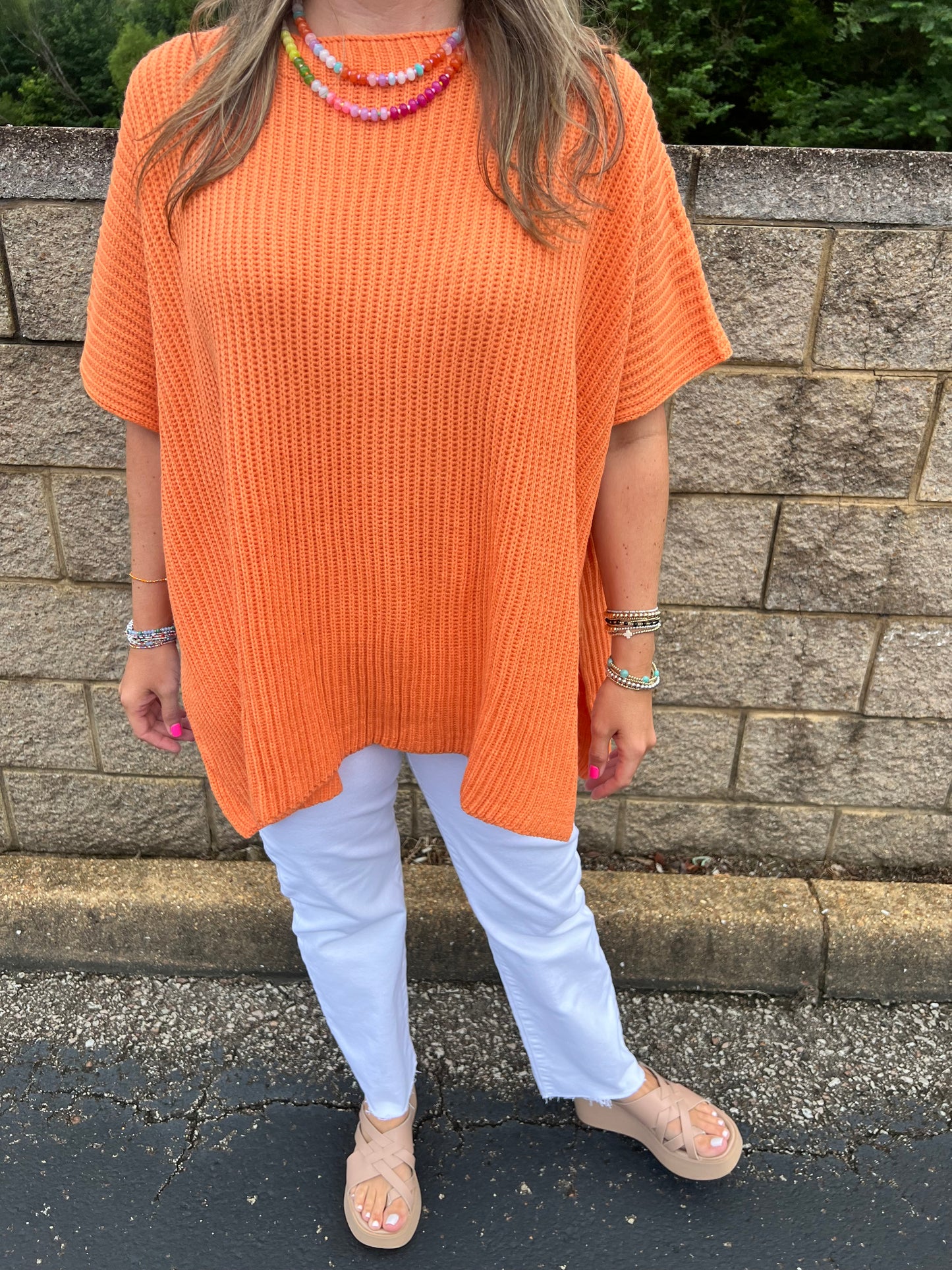 Cloud Nine Sweater Orange