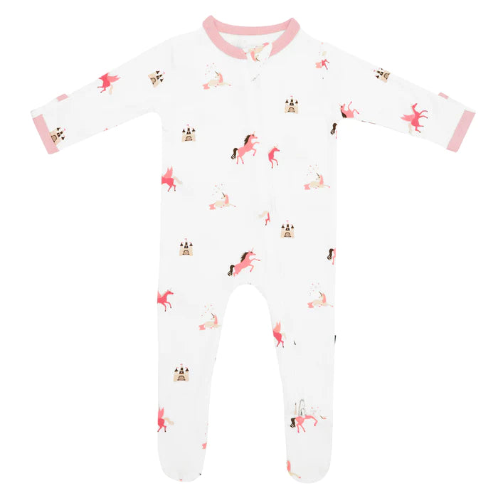 Kyte Baby Zippered Footie Unicorn