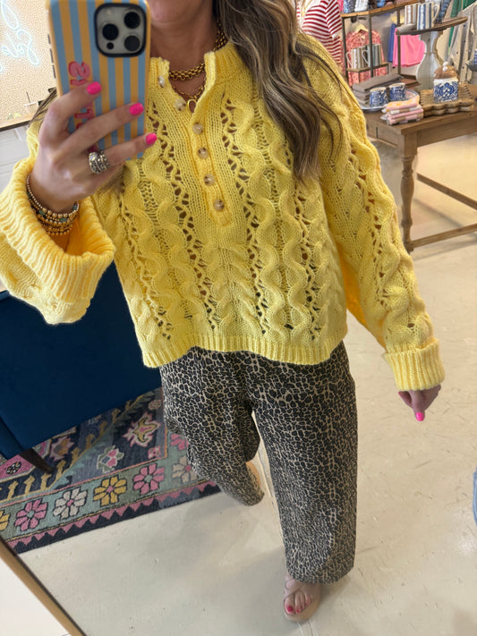 Kamryn Yellow Sweater