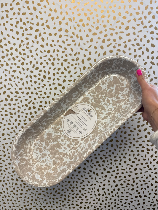 Taupe Oval Basket