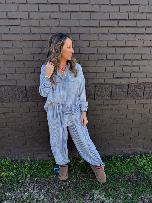 Dusty Mix Washed Pants