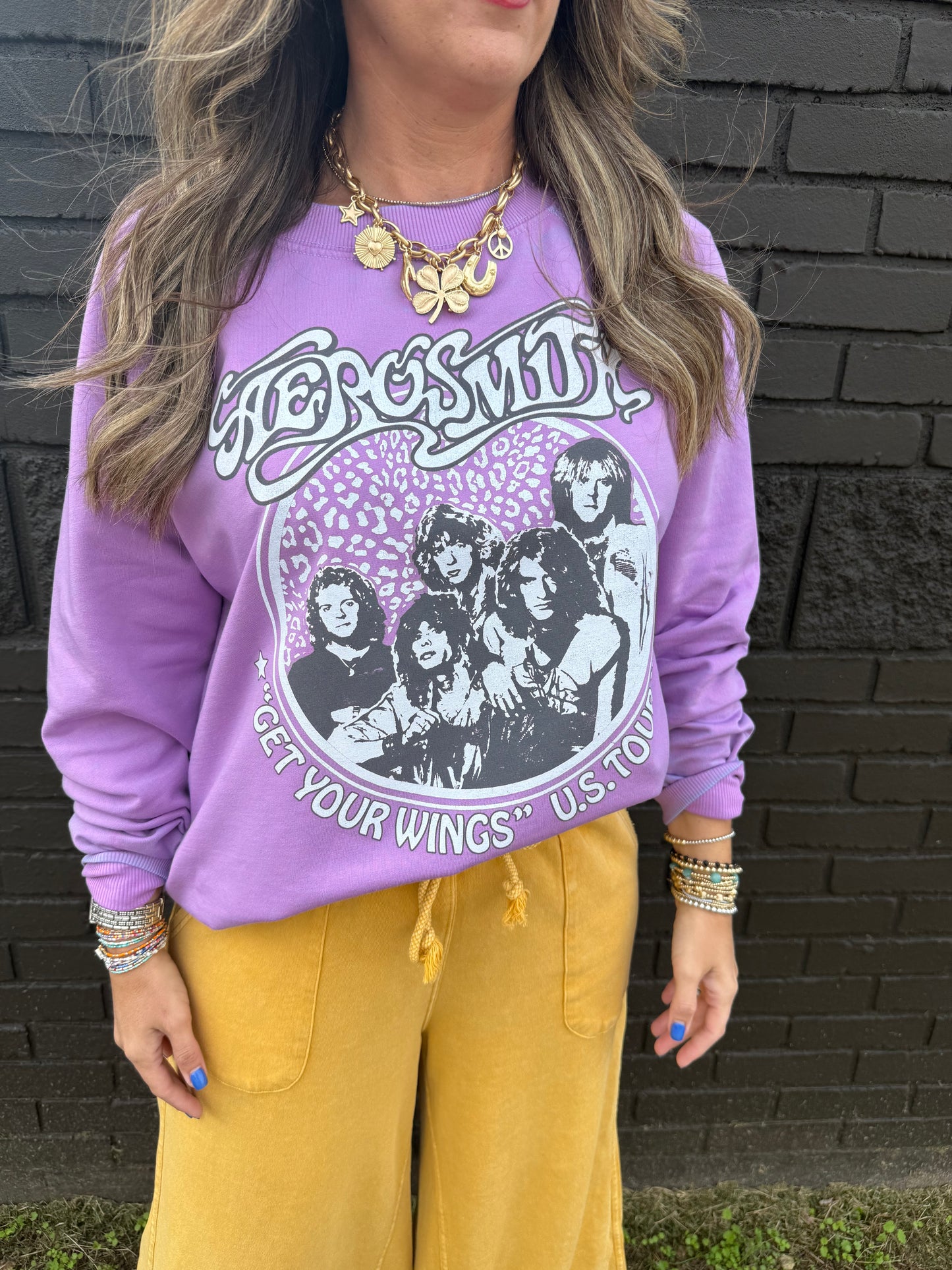 Recycled Karma Aerosmith Sweatshirt