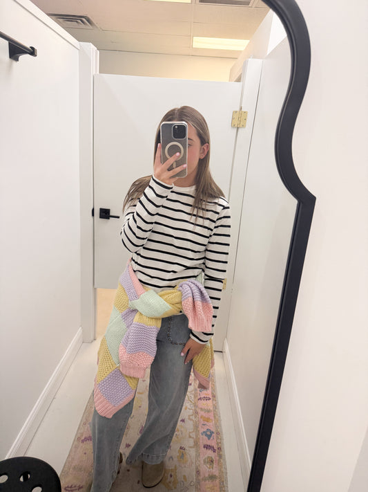 Lake Colorblock Cardigan