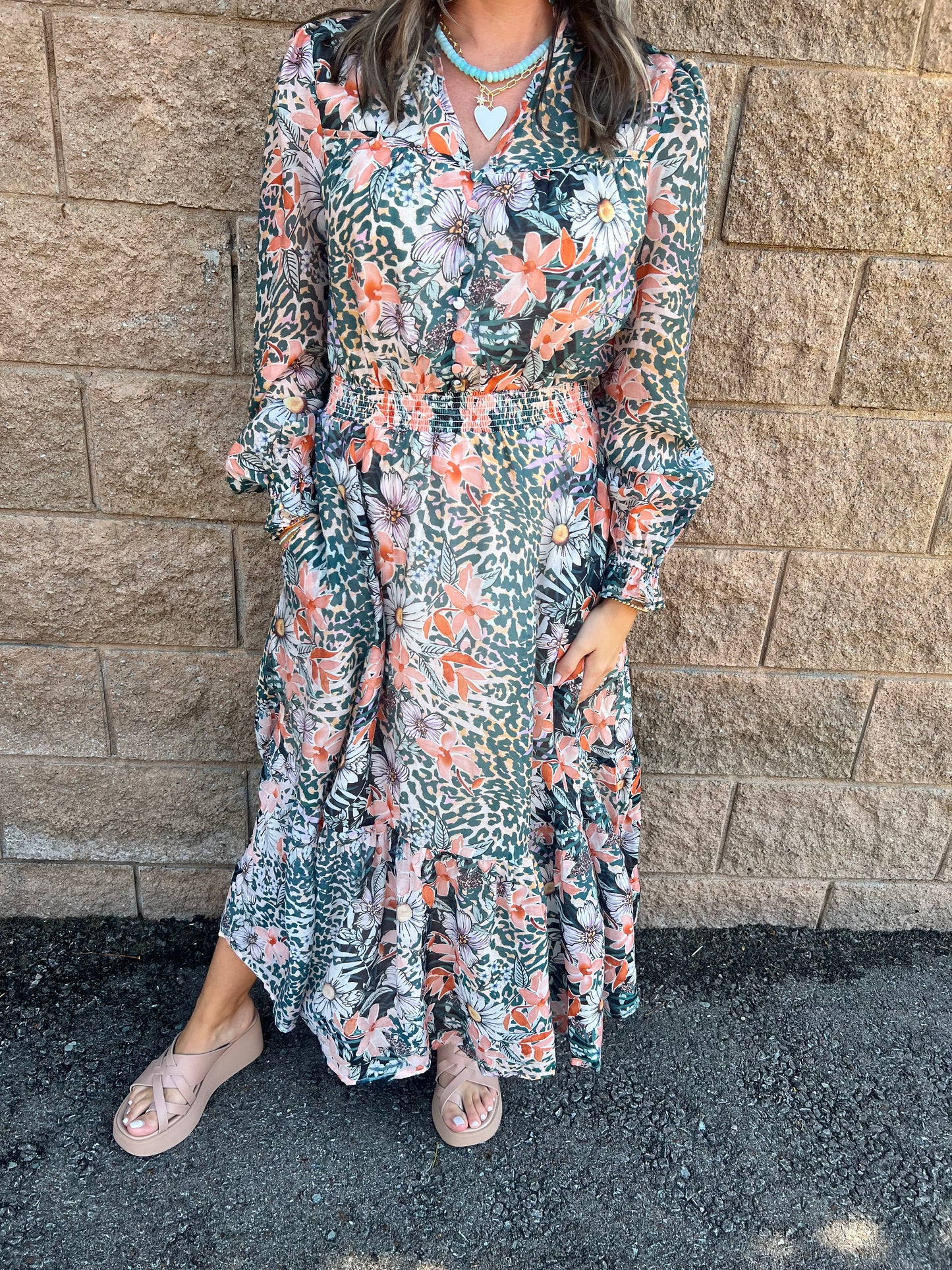 Fiona Floral Midi