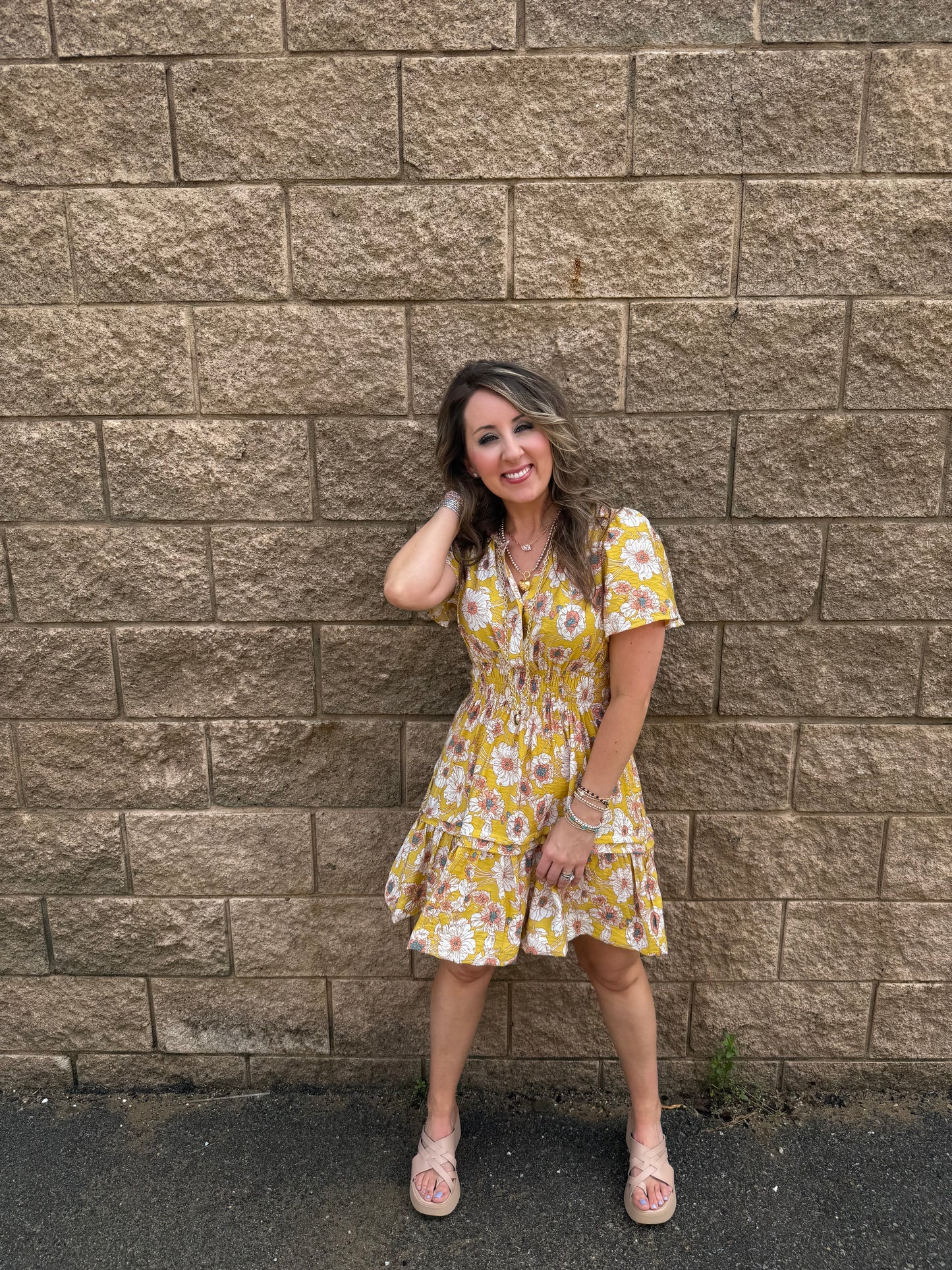 Yarrow Honey Dress
