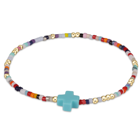 E Girl Hope Unwritten Signature Cross Bracelet - Hot Mess