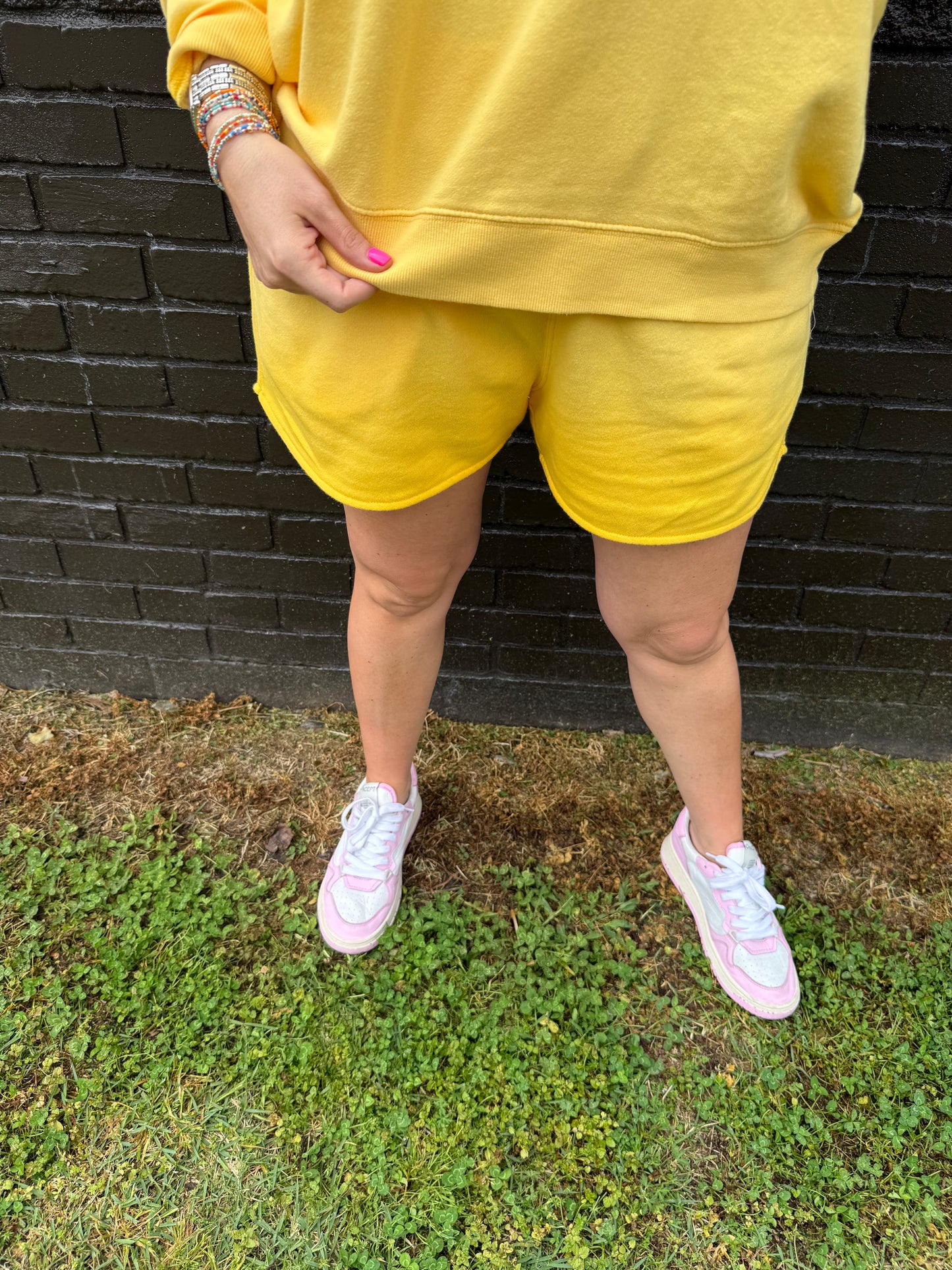 Yara Yellow Shorts