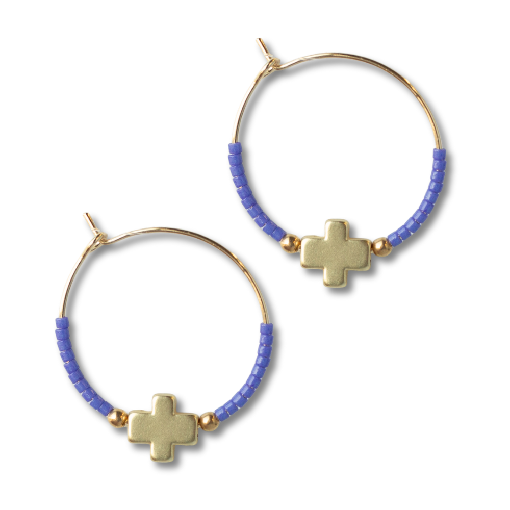 Faithful Earrings: Periwinkle