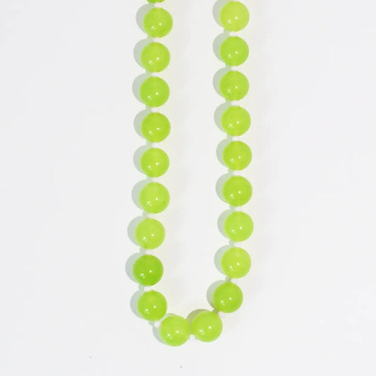 Love Big Necklace Green