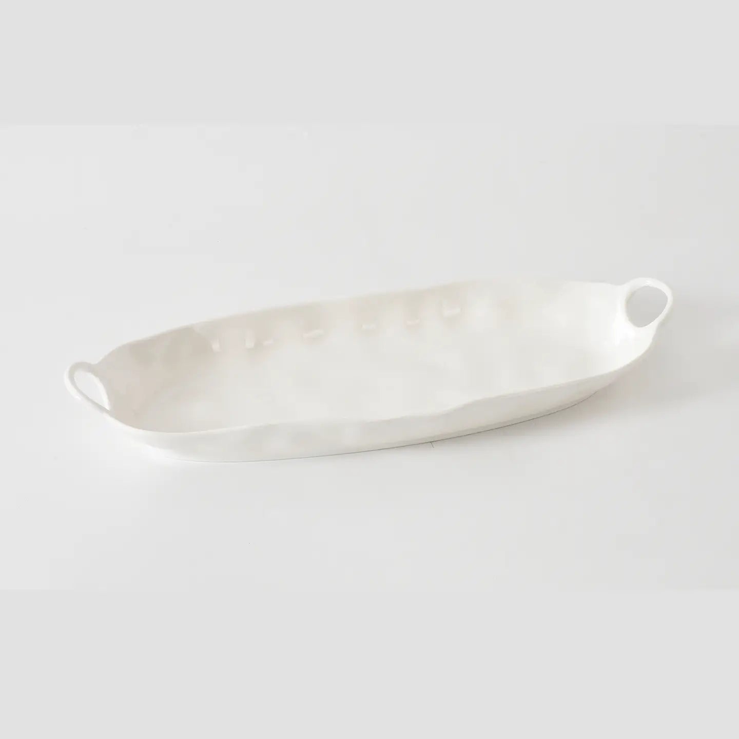 Deep Long Server Melamine White