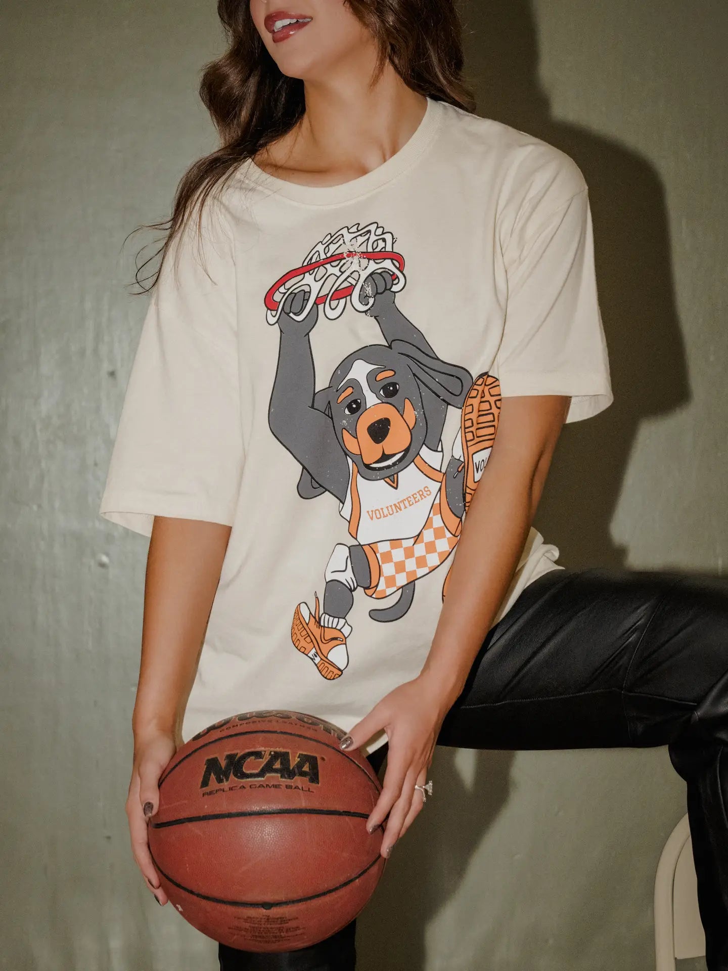 Tennessee Vols Double Baller Off White Heavyweight Tee