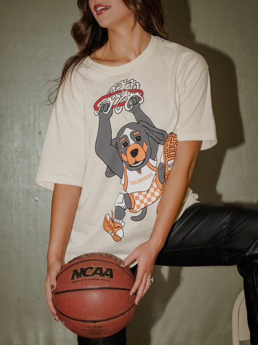 Tennessee Vols Double Baller Off White Heavyweight Tee