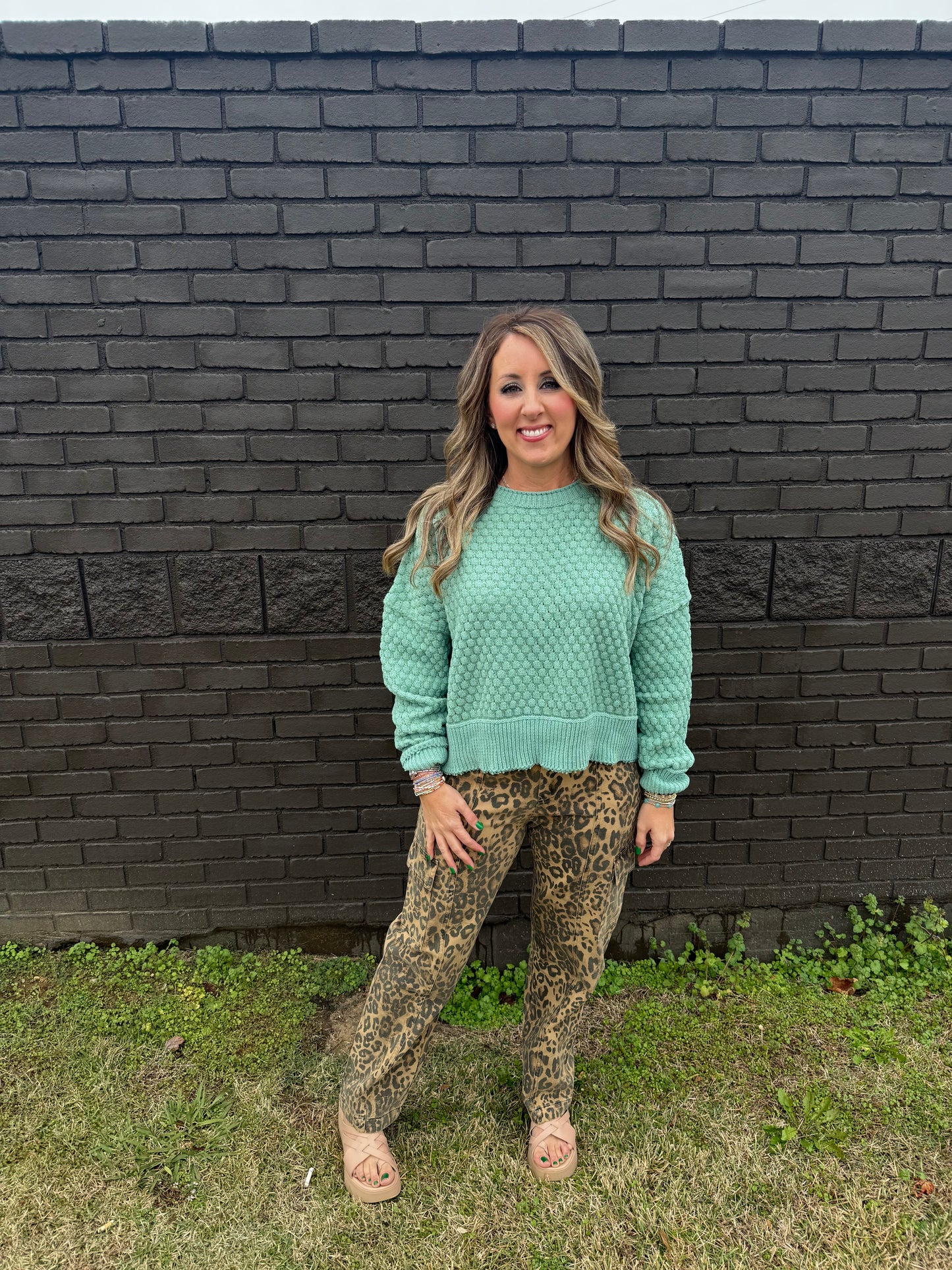 Pippa Pistachio Sweater