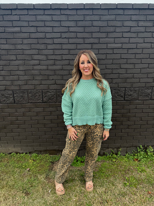 Pippa Pistachio Sweater