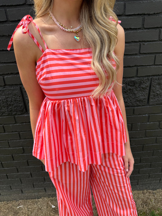 Watermelon Stripe Top