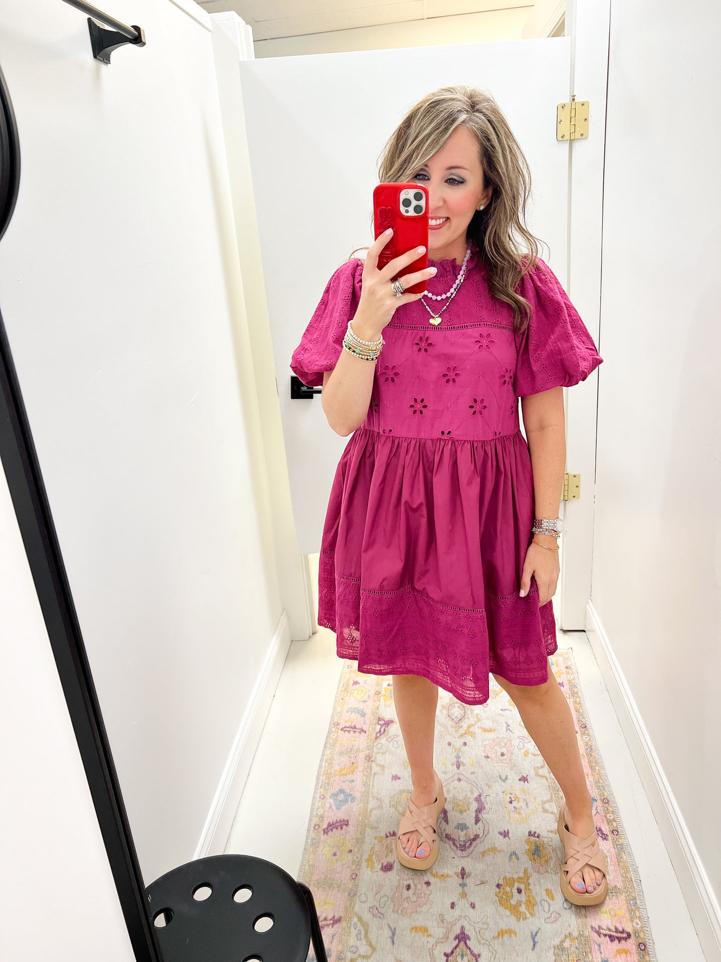 Better Together Dress Magenta