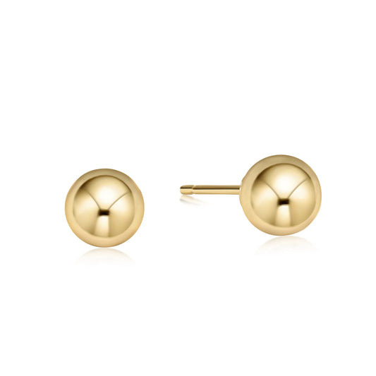 E Newton Classic 8mm Ball Stud-Gold