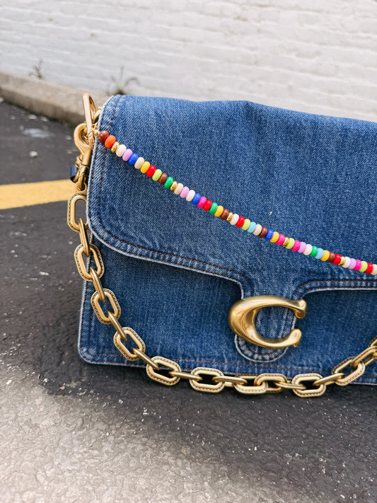 Fun Times Beaded Bag Charm