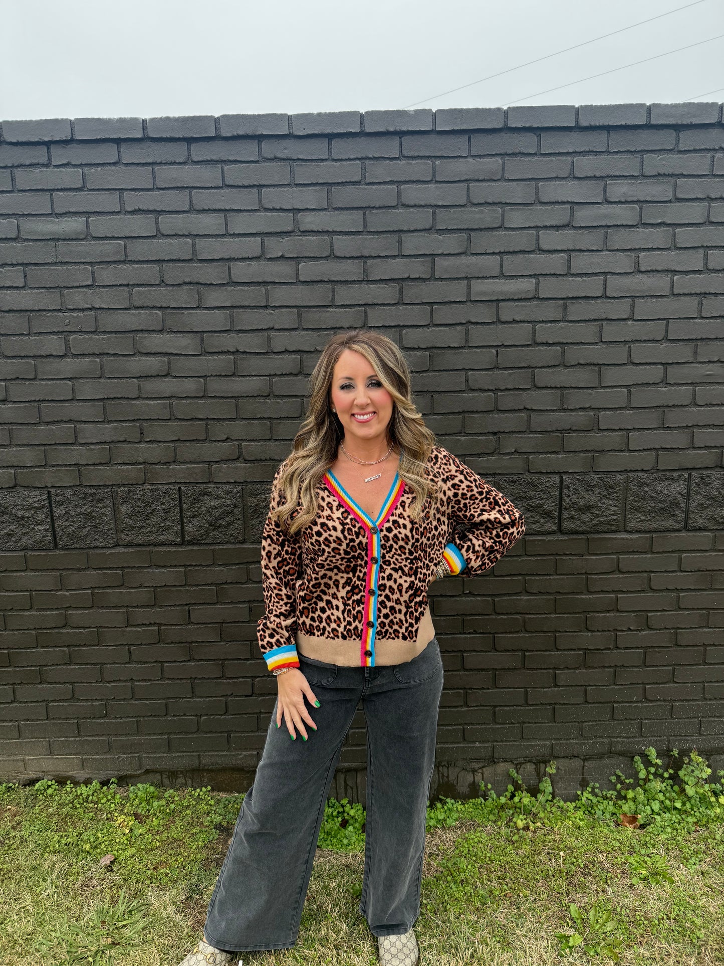 Color Me Leopard Cardigan