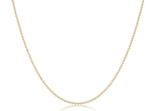 E Newton Classic Gold Beaded Chain