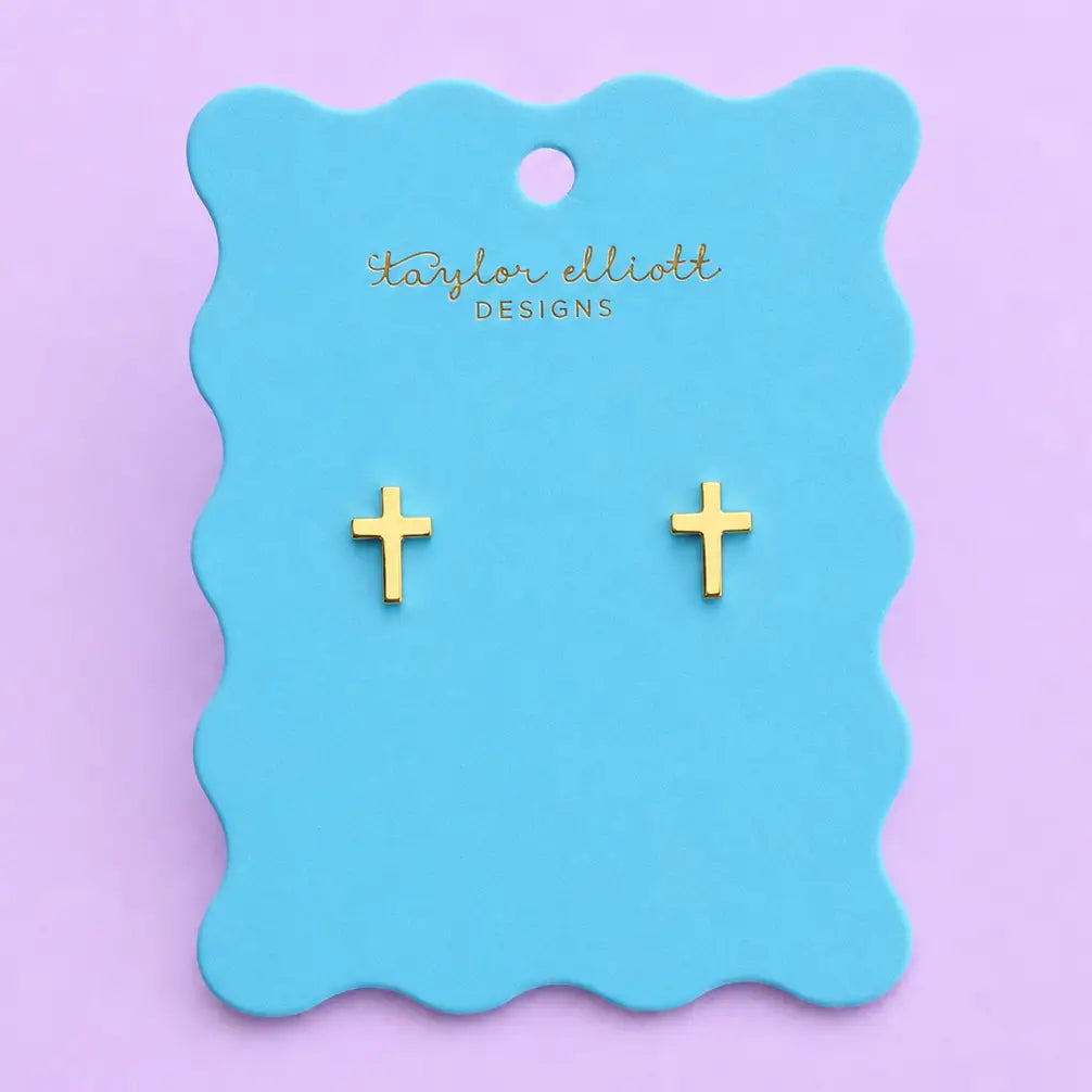 Beatrice Cross Earrings