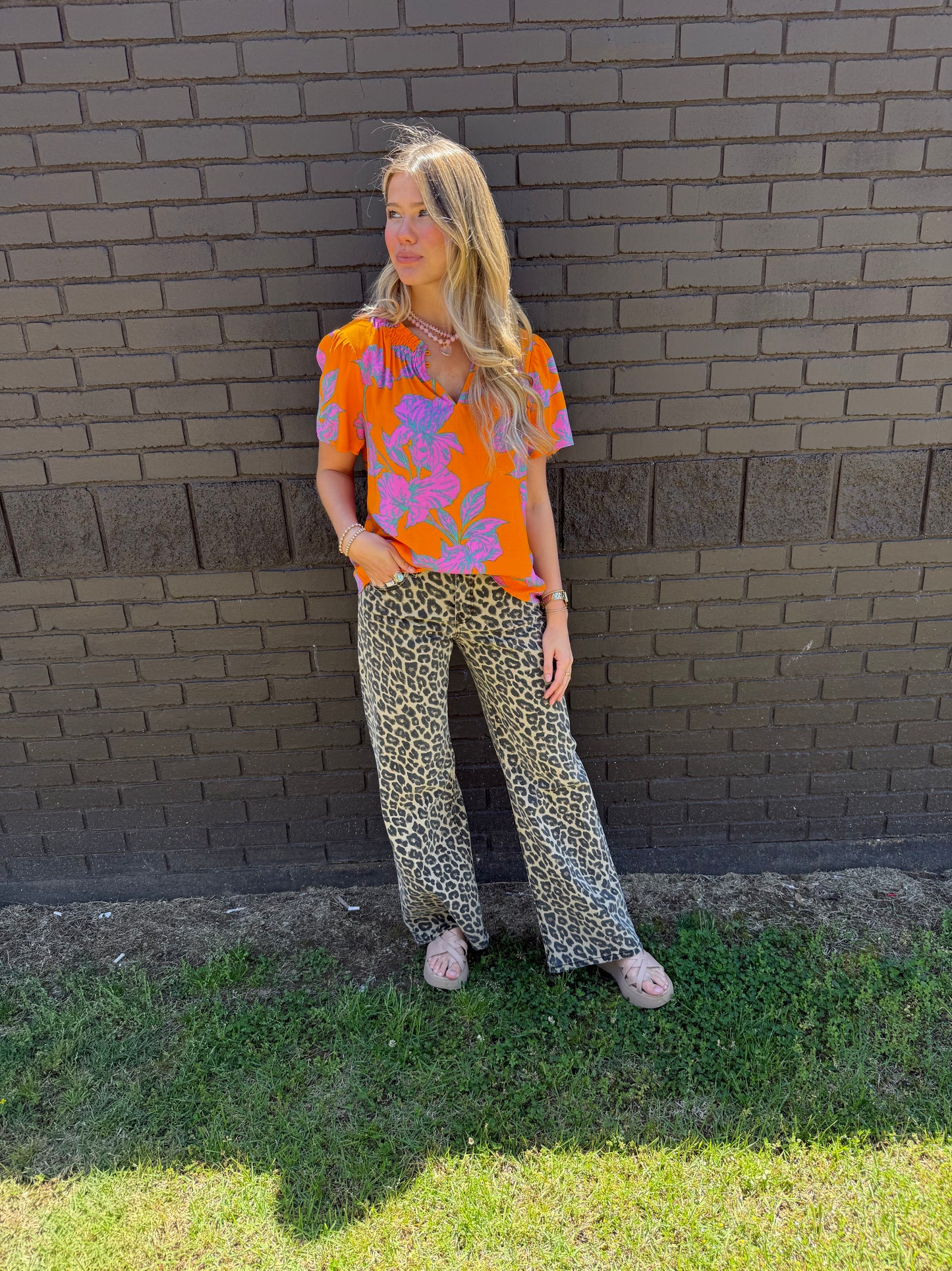 Raven Tangerine Top