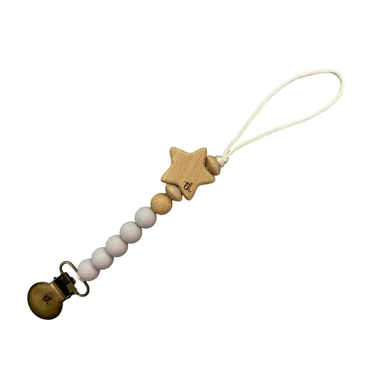 Three Hearts Kinley Pacifier Clip/Toy Clip