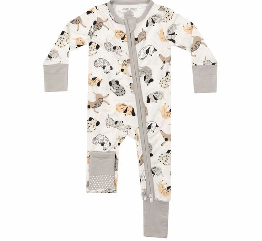 Angel Dear Cozy Pups 2 Way Zipper Romper