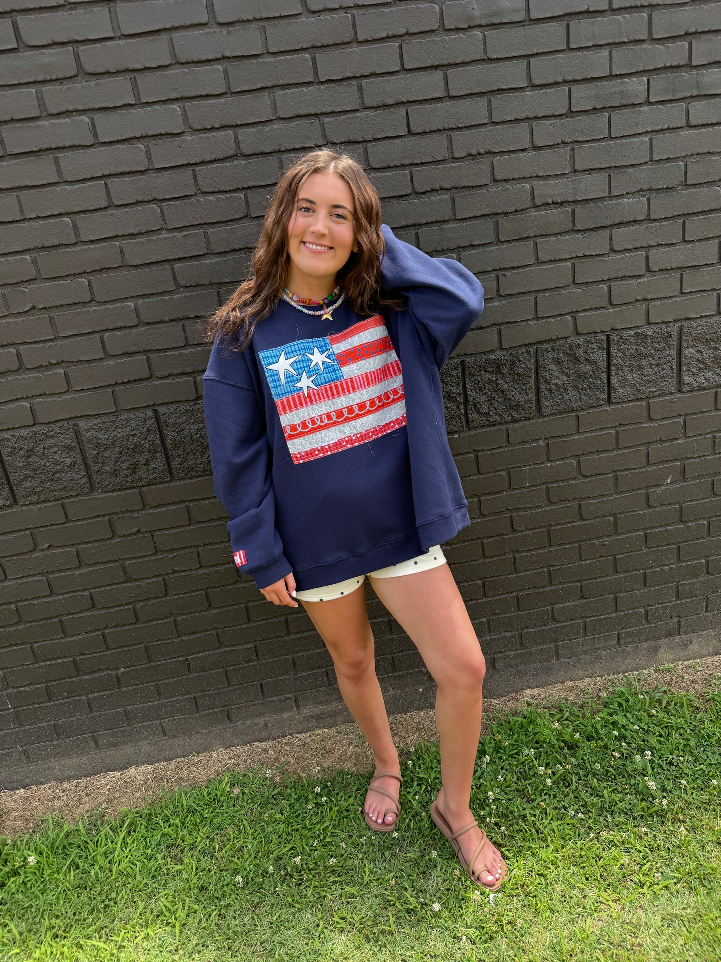 USA Flag Sweatshirt