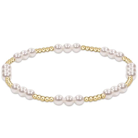 E Newton Classic Joy Pearl 4mm Bracelet