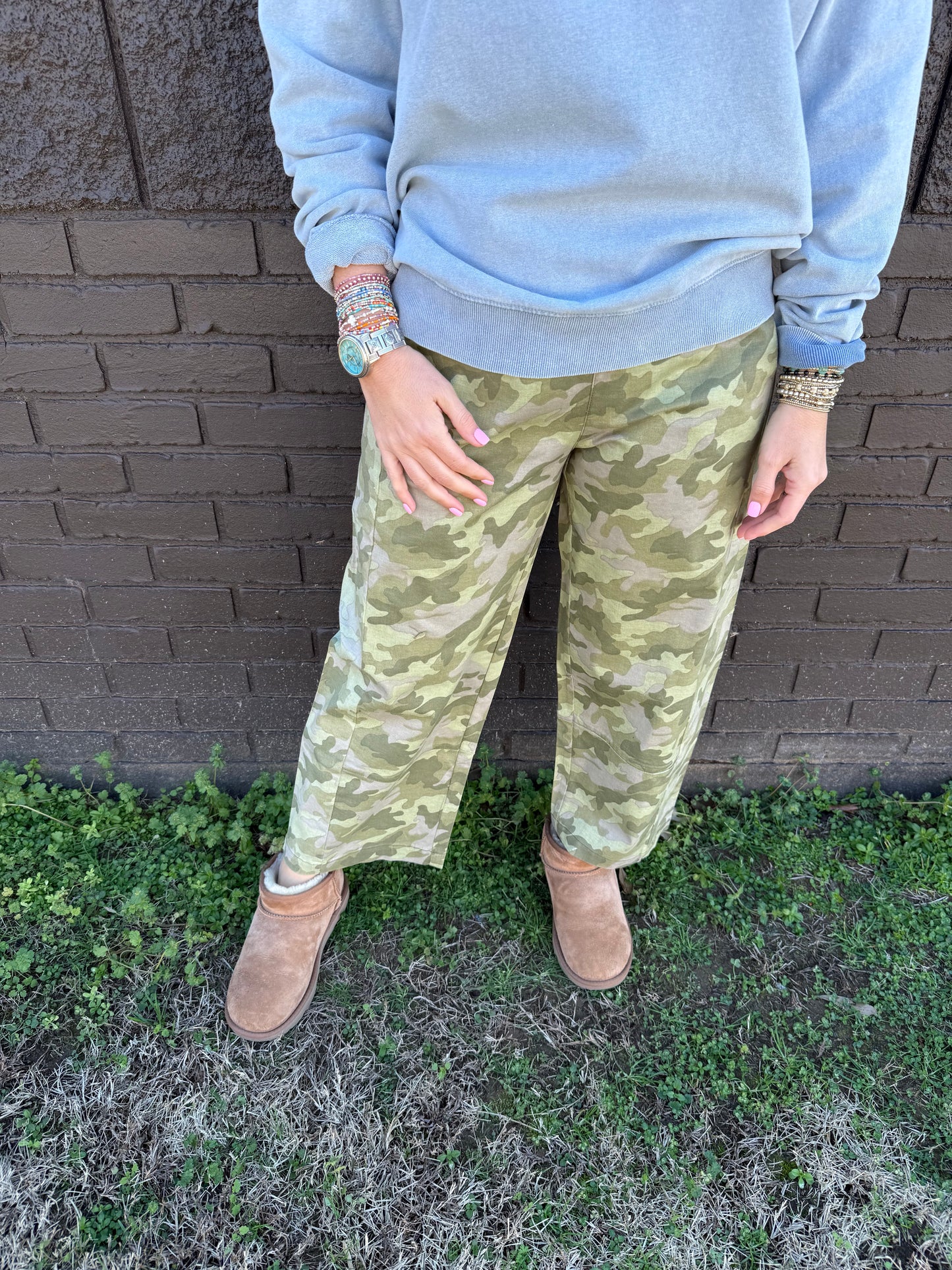 Cager Camo Wide Pants