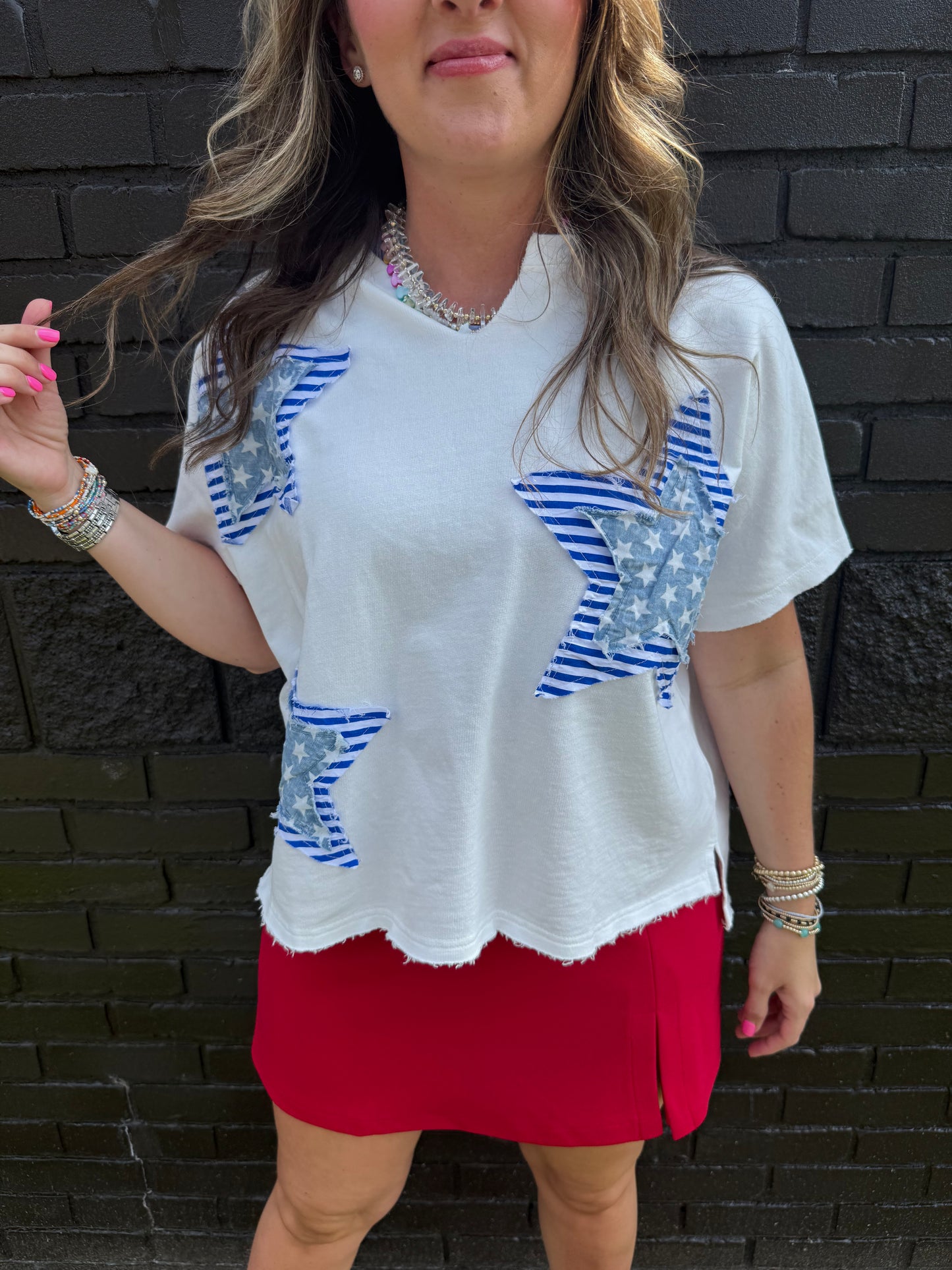 Freedom Star Top White