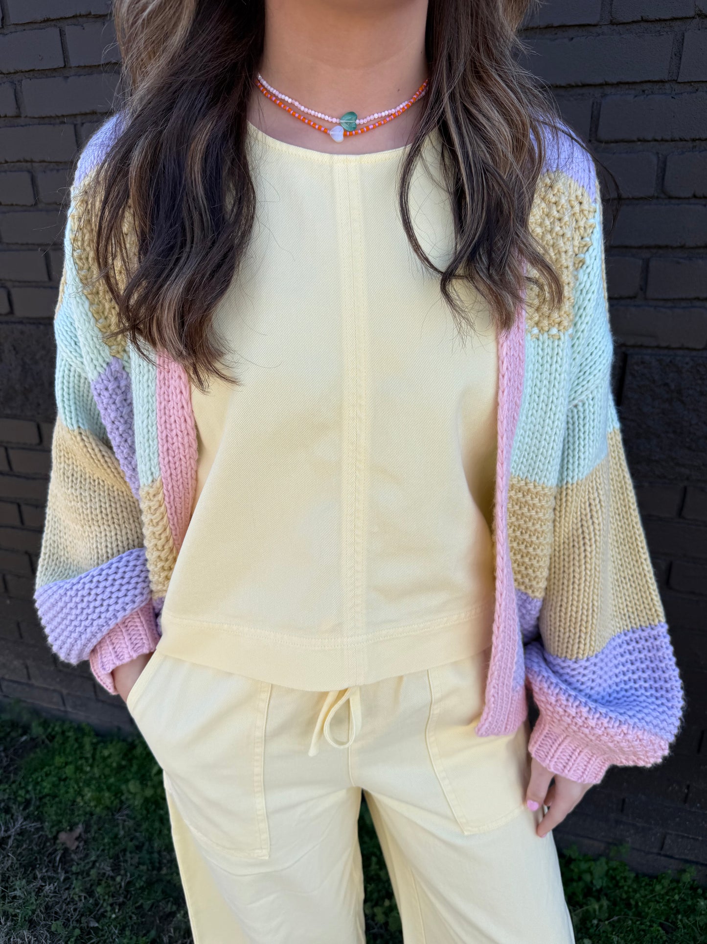 Lake Colorblock Cardigan