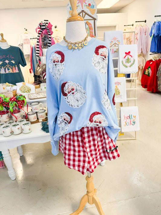 Sequins Santa Sweatshirt