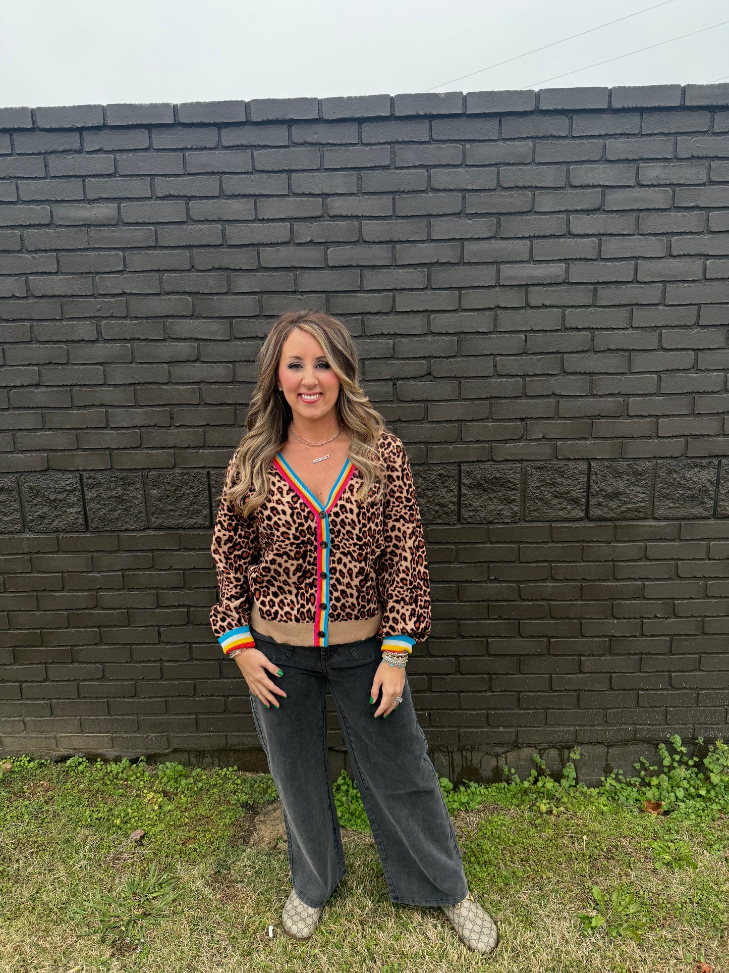 Color Me Leopard Cardigan
