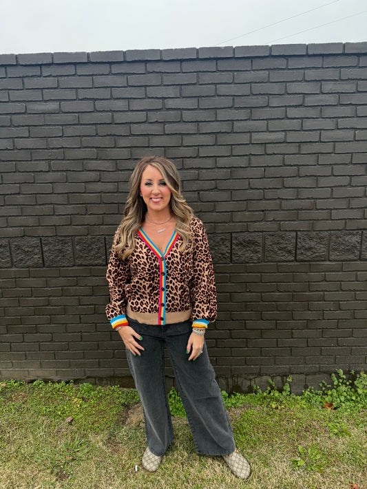 Color Me Leopard Cardigan