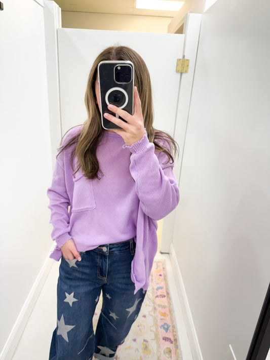 Aurora Sweater Orchid