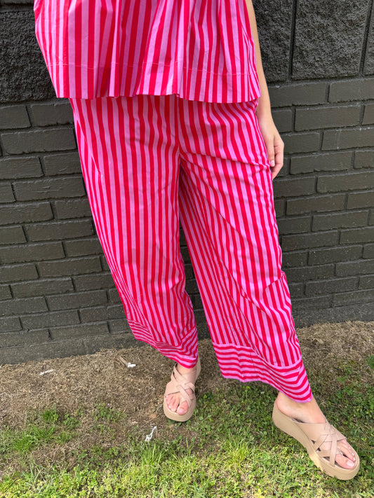 Berry Stripe Pants