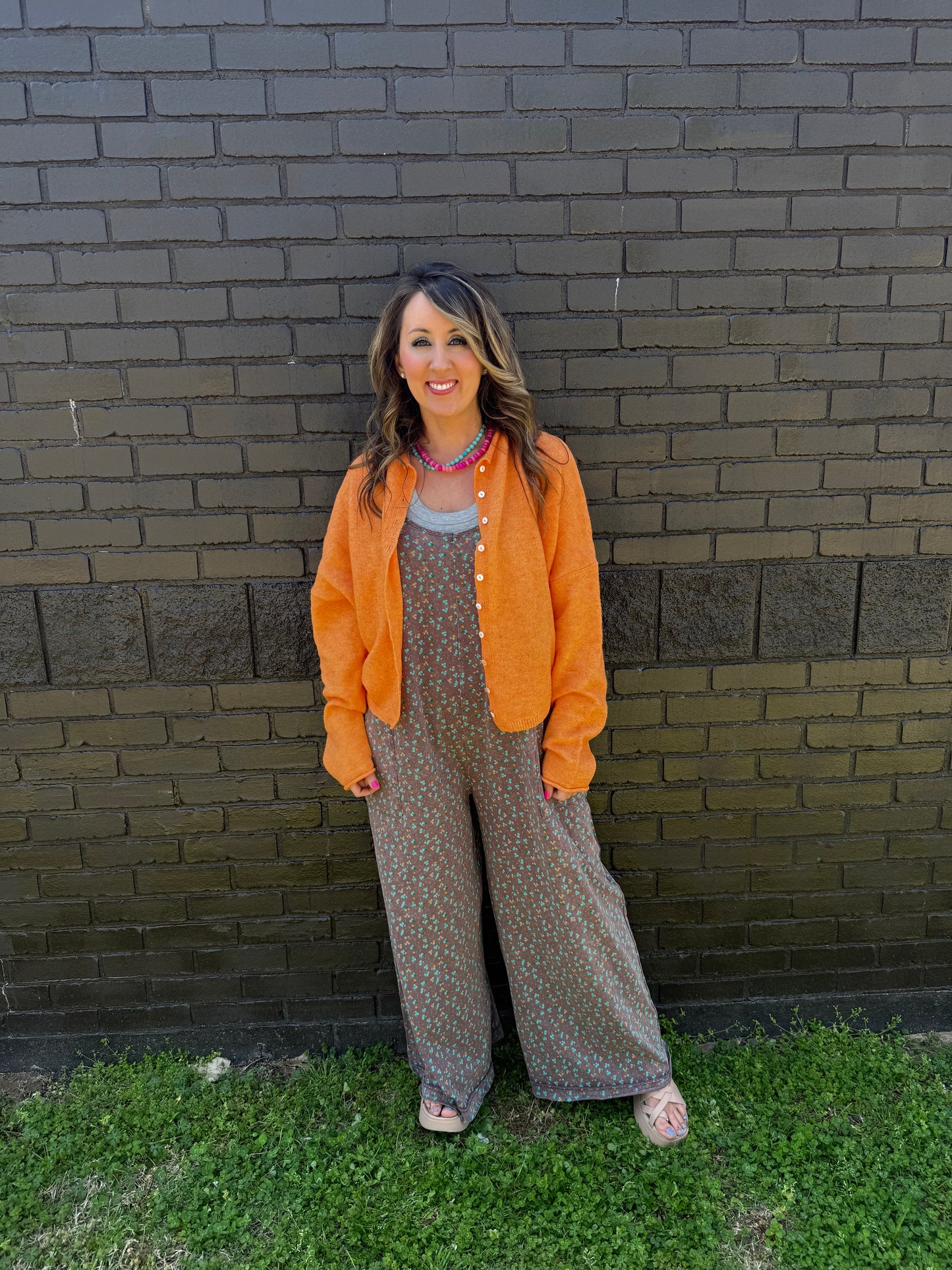 Piper Cardigan Orange