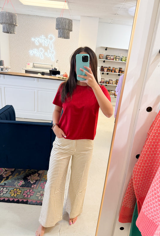 Griffin Red Sweater