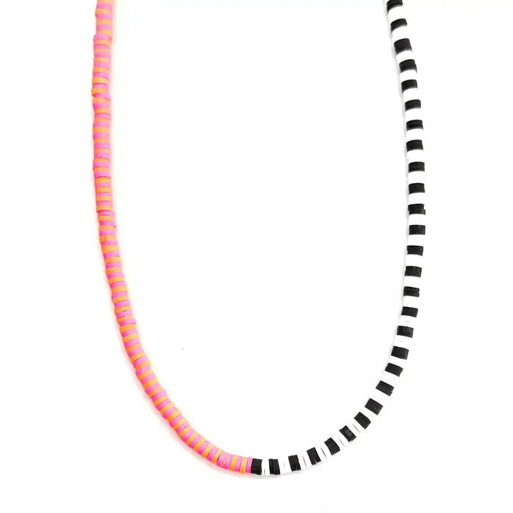 Poppy Colorful Layering Necklace Pink