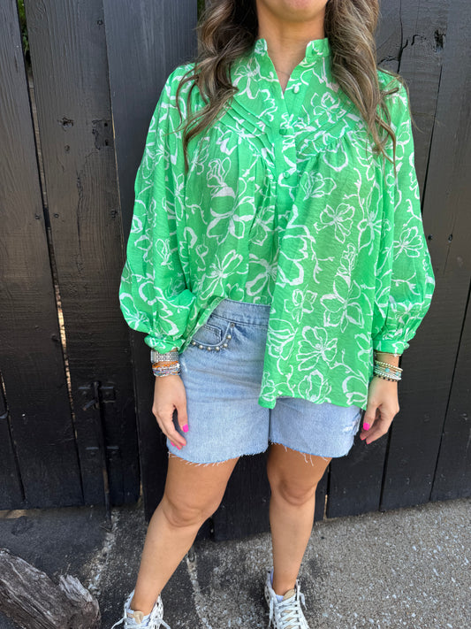 Easley Floral Top