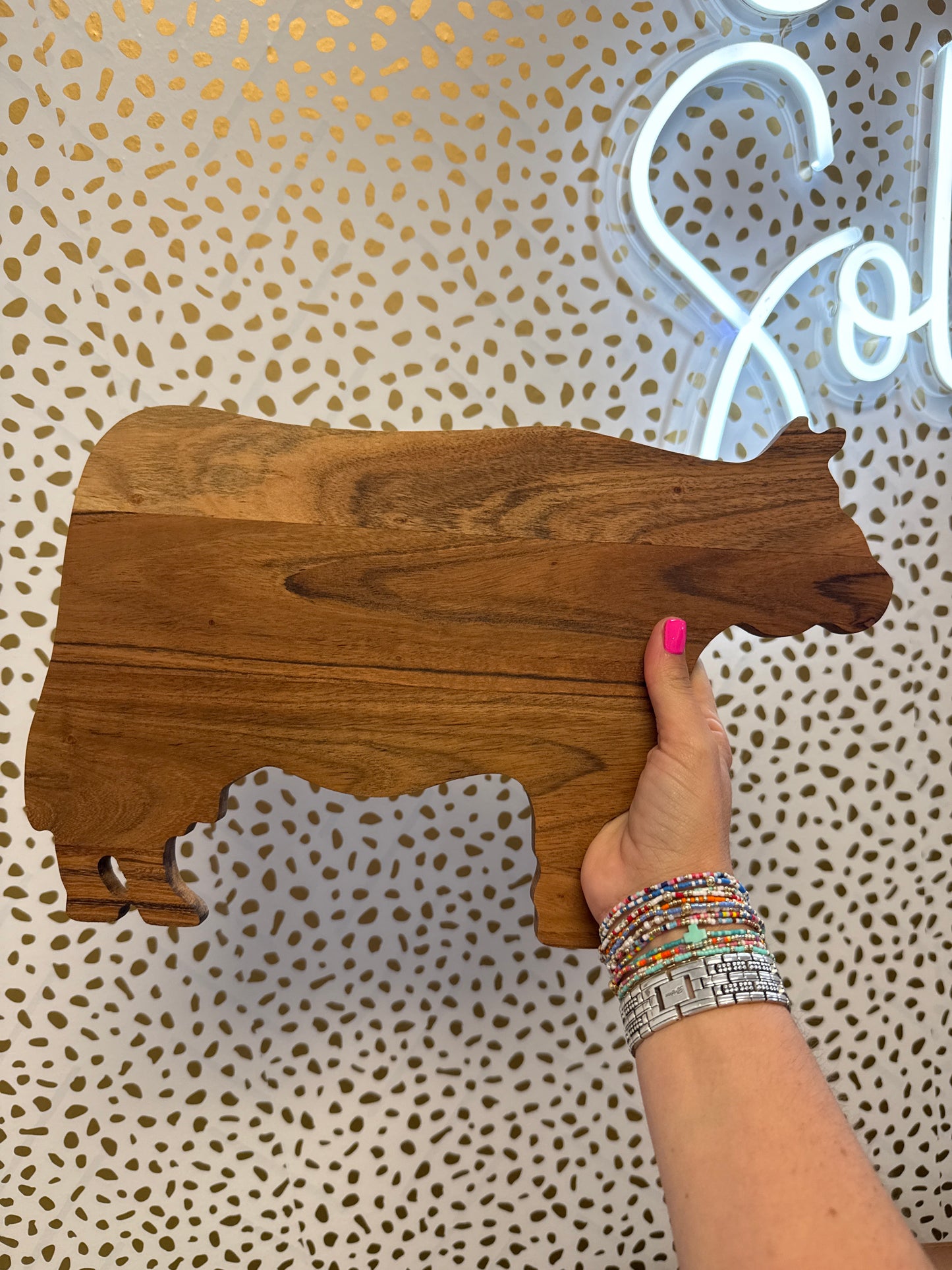 Cow cutting board