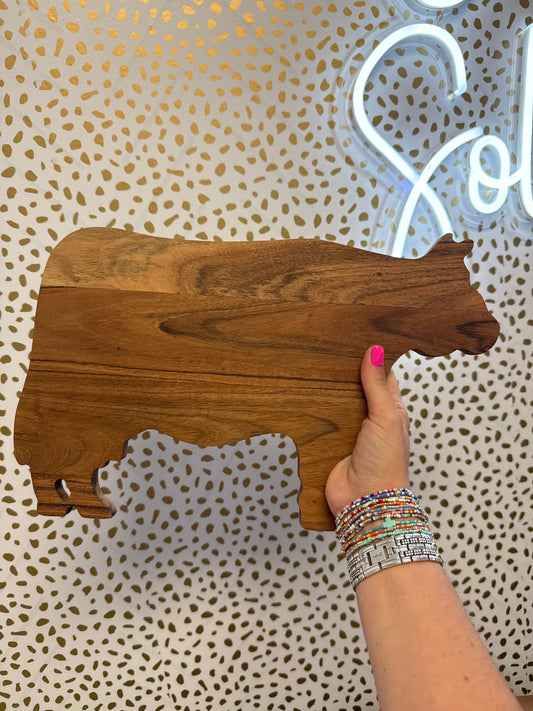 Cow cutting board