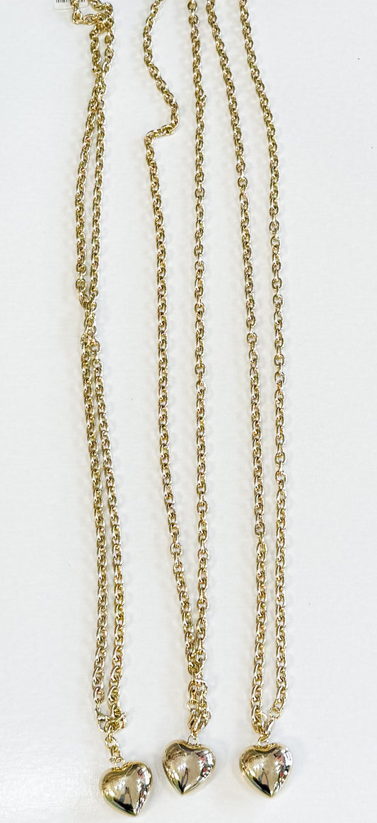 Goldie Heart Necklace