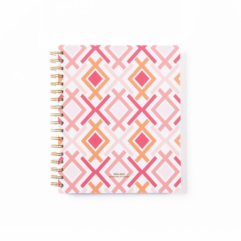 So Darling Spiral Weekly Academic Planner Mark The Spot Pink