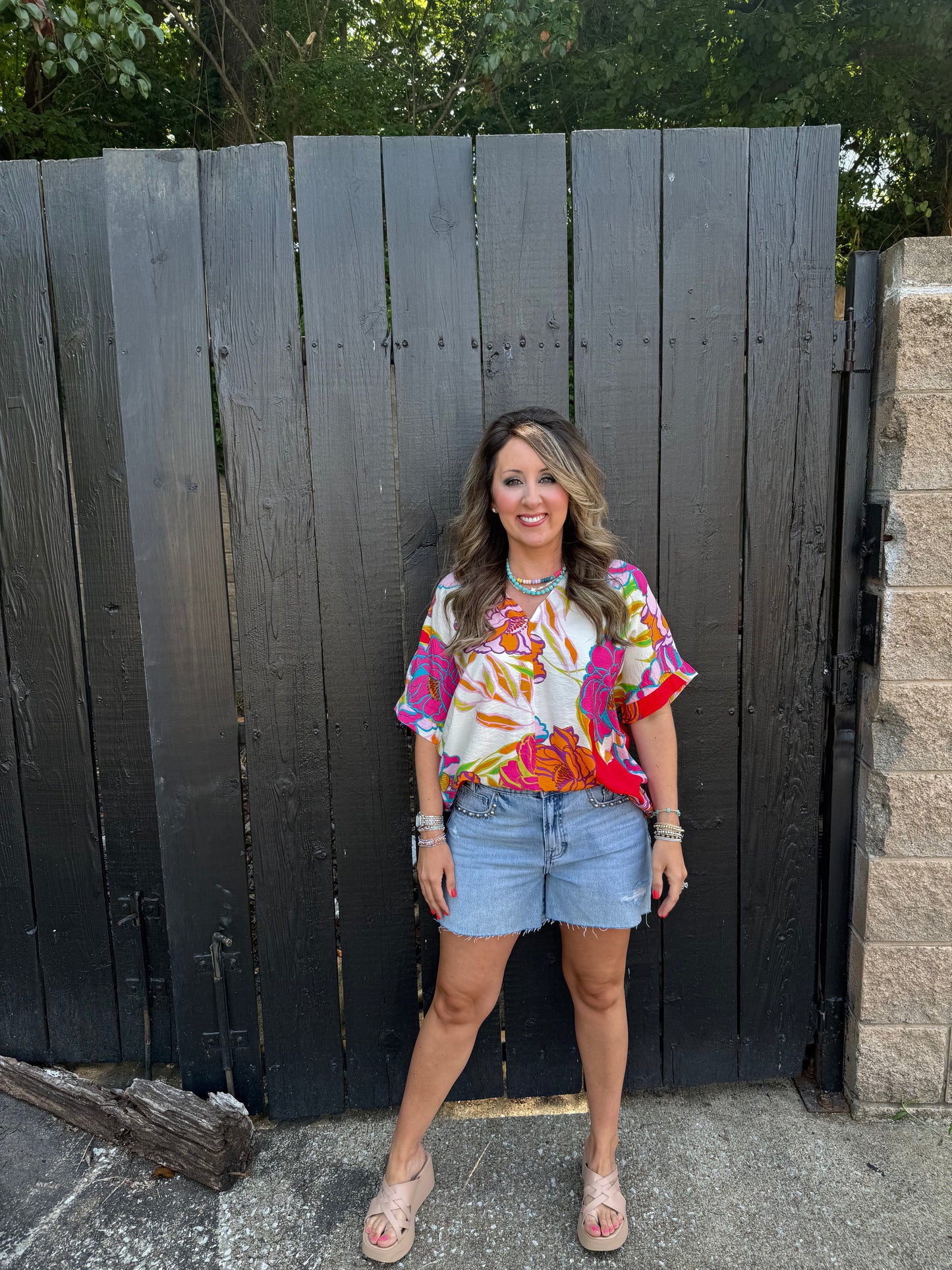 Cova Floral Top